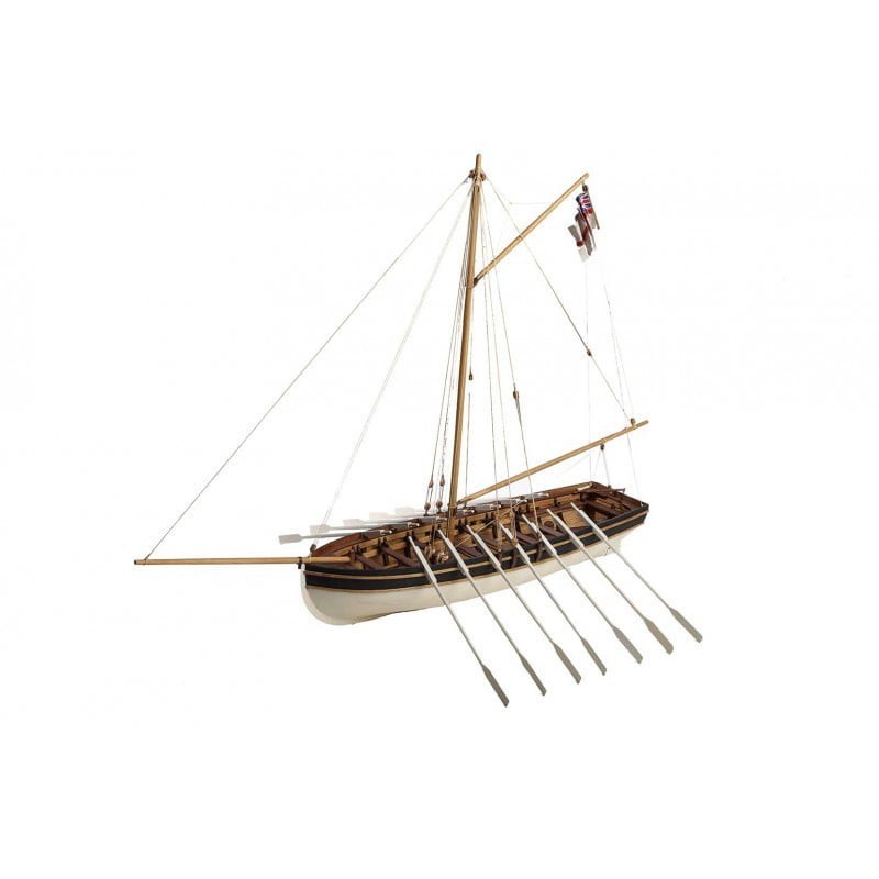 DISARMODEL 20131 HMS AGAMEMNON, Lancha del CapitÃ¡n Nelson