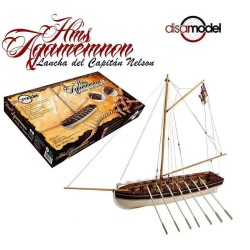DISARMODEL 20131 HMS AGAMEMNON, Lancha del CapitÃ¡n Nelson