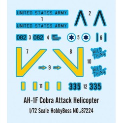 HOBBYBOSS 87224 AH-1F COBRA ATTACK HELICOPTER