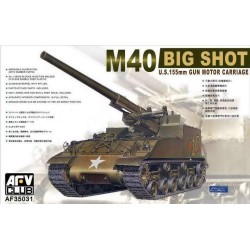 AFV CLUB AF35031 M40 BIG SHOT U.S. 155mm GUN MOTOR CARRIAGE
