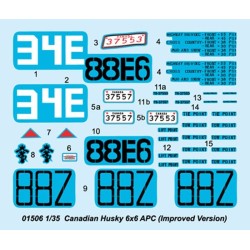 TRUMPETER 01506 CANADIAN HUSKY 6X6 AVGP (IMPROVED VERSION)