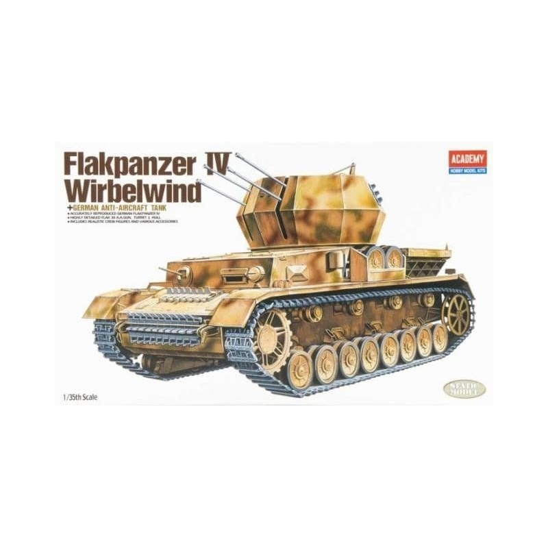 FLAKPANZER IV WIRBELWIND + GERMAN ANTI - AIRCRAFT TANK