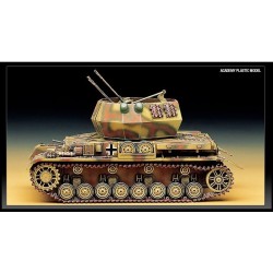 FLAKPANZER IV WIRBELWIND + GERMAN ANTI - AIRCRAFT TANK