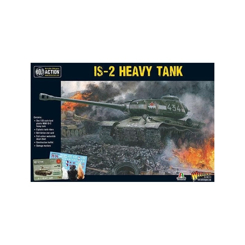 IS-2 HEAVY TANK ESCALA 1:56 ITALERI 402014002