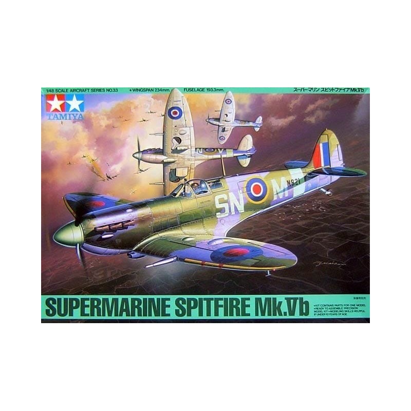SUPERMARINE SPITFIRE MK.VB TAMIYA 61033*2500