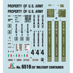 ITALERI 6516 20" MILITARY CONTAINER