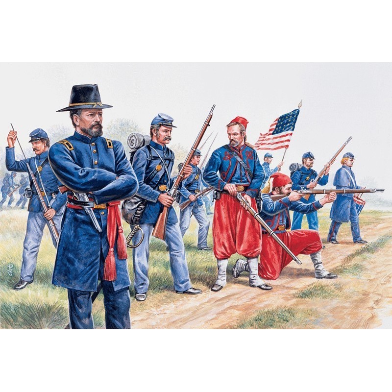 ITALERI 6012 Union Infantry and Zouaves