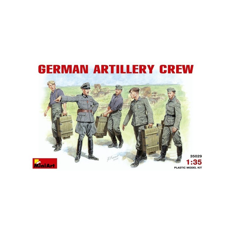 MINIART 35029 GERMAN ARTILLERY CREW