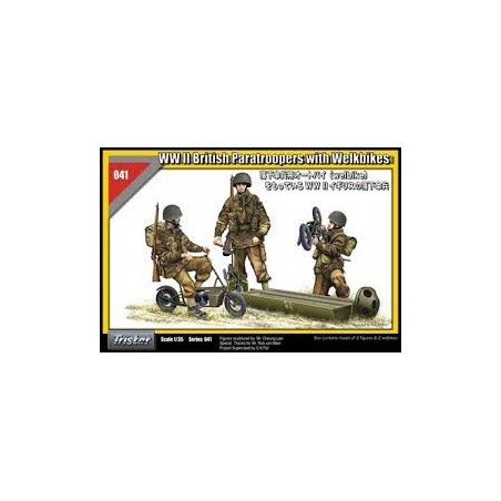 TRISTAR 041 WWII BRITISH PARATROOPERS WITH WELBIKES