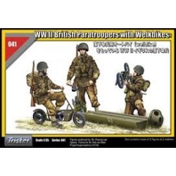 TRISTAR 041 WWII BRITISH PARATROOPERS WITH WELBIKES