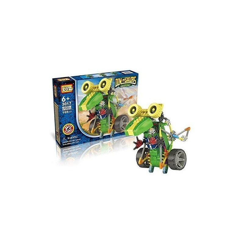 ROBOT DINOSAURIO CON MOTOR 105 PIEZAS