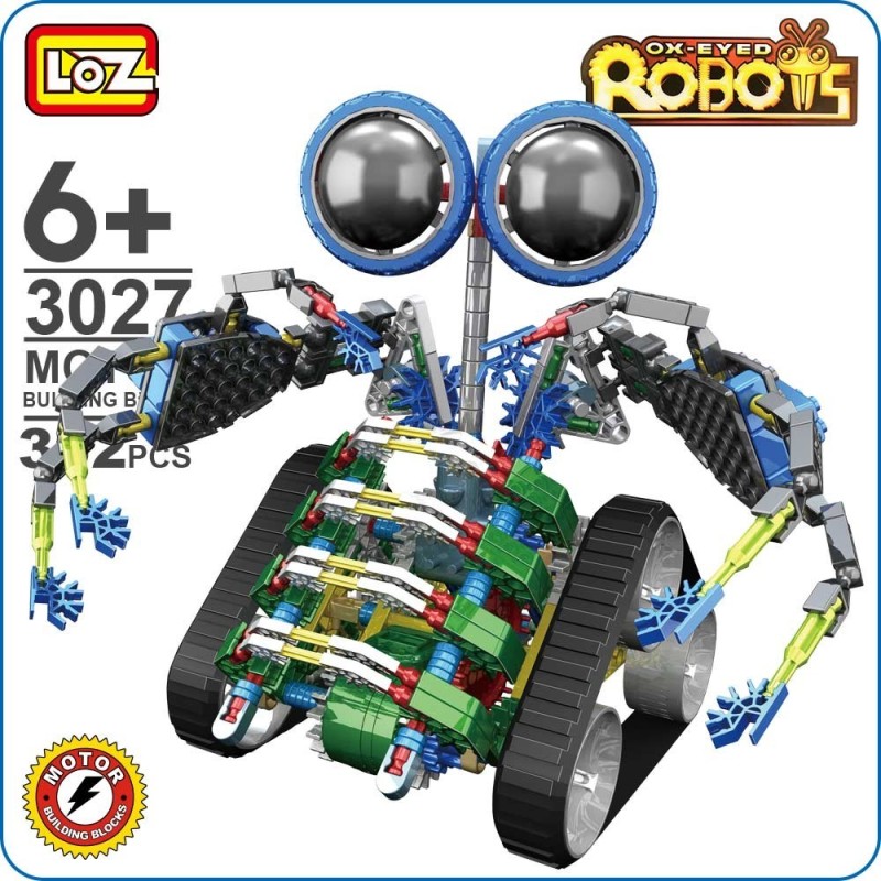 Robot con cadenas y motor. 362 piezas