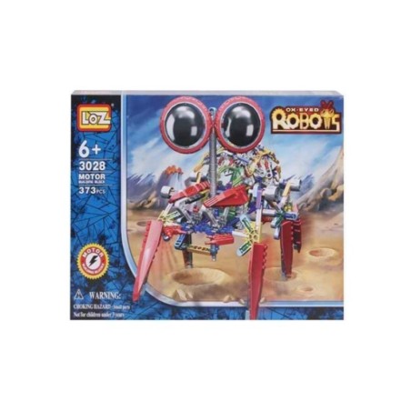 Robot con patas y motor. 373 piezas.