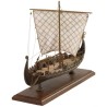 DRAKKAR OSEBERG - Nave vikinga Siglo IX dC (Eslora 440 mm)