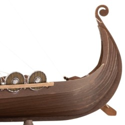 DRAKKAR OSEBERG - Nave vikinga Siglo IX dC (Eslora 440 mm)