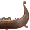 DRAKKAR OSEBERG - Nave vikinga Siglo IX dC (Eslora 440 mm)