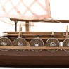 DRAKKAR OSEBERG - Nave vikinga Siglo IX dC (Eslora 440 mm)