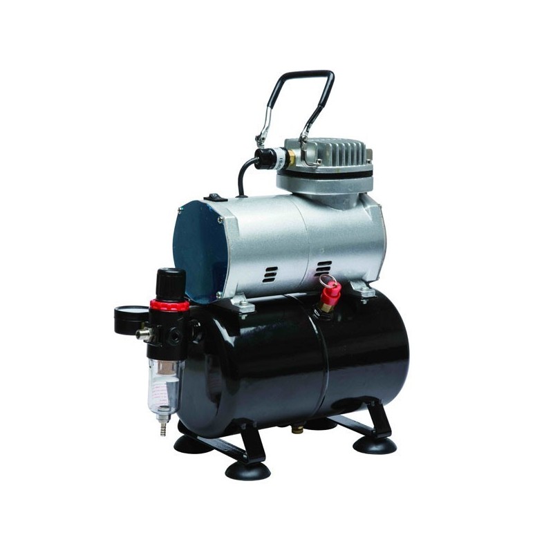 Compresor con CalderÃ­n y manÃ³metro D-80