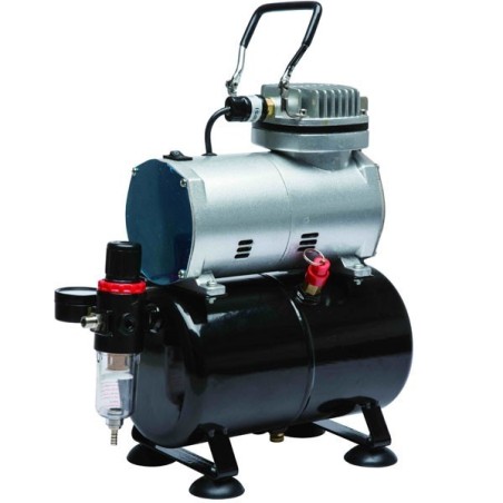 Compresor con CalderÃ­n y manÃ³metro D-80