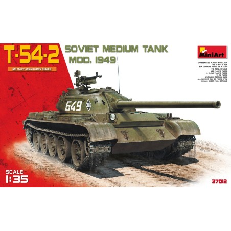 MINIART 37012 T-54-2 Soviet Medium tank mod.1949