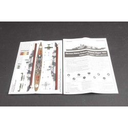 TRUMPETER 05776 German Cruiser Admiral Hipper 1941 05776