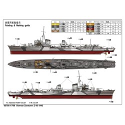 trumpeter 05788 German Zerstorer Z-30 1942 05788