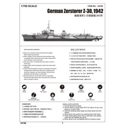 trumpeter 05788 German Zerstorer Z-30 1942 05788
