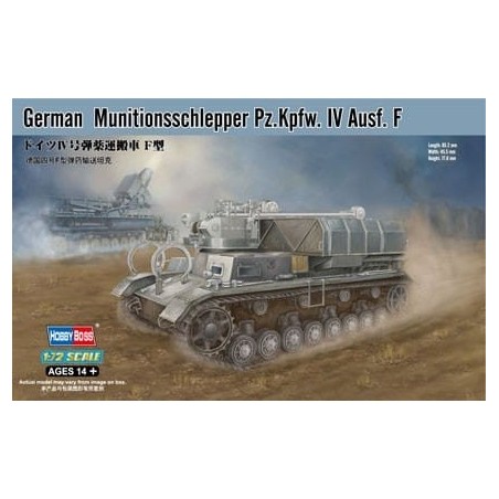GERMAN MUNITIONSSCHLEPPER PZ.KPFW. IV AUSF. F , HOBBY BOSS 82908
