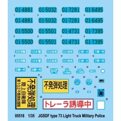 JGSDF TYPE 73 LIGHT TRUCK MILITARY POLICE 05518