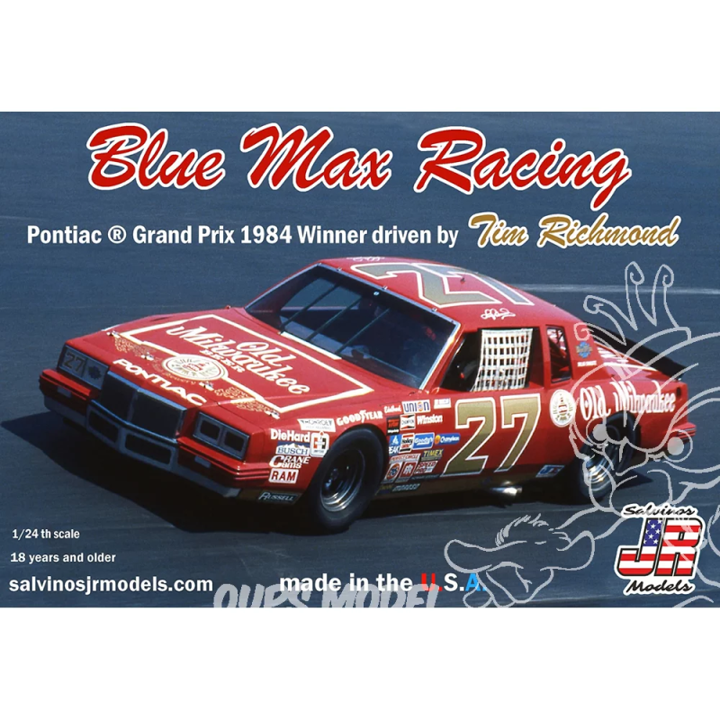 JR MODELS 471002 BLUE MAX RACING 1984 GRAND PRIX DRIVEN BY TIM RICHMOND