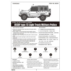 JGSDF TYPE 73 LIGHT TRUCK MILITARY POLICE 05518
