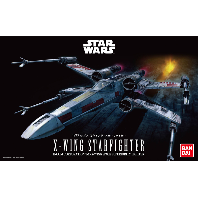 REVELL 01200 X-WING STARFIGHTER BANDAI 1:72