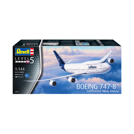 REVELL 03891 Boeing 747-8 Lufthansa New Livery 1:144