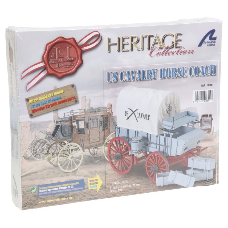 Artesania Latina 20341  US Cavalry Horse Coach