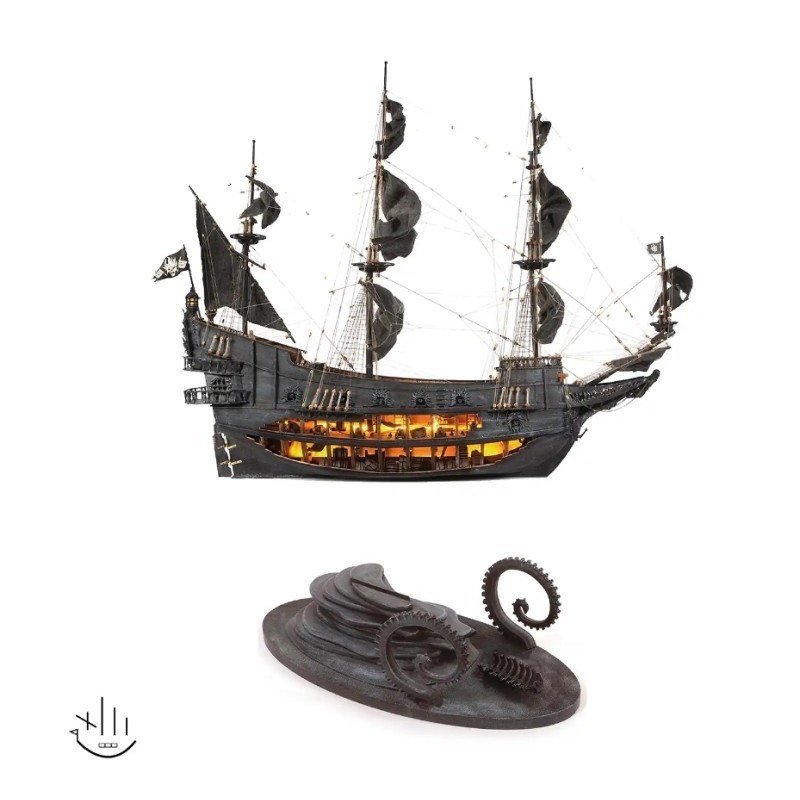 OCCRE 1410 Holandés Errante Peana Maqueta El Holandés Errante Pack Pinturas Acrílicas