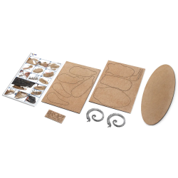OCCRE 1410 Holandés Errante Peana Maqueta El Holandés Errante Pack Pinturas Acrílicas