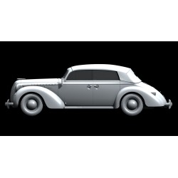 Admiral With Open Cover WWII German Passenger Car