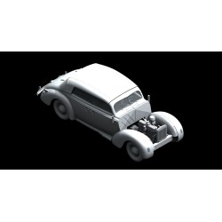 Admiral With Open Cover WWII German Passenger Car