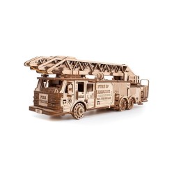Maqueta Mecánica de madera EWA Camión de Bomberos con 439 piezas