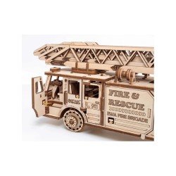 Maqueta Mecánica de madera EWA Camión de Bomberos con 439 piezas