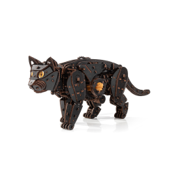 Maqueta mecÃ¡nica de madera EWA Gato Negro con 508 piezas