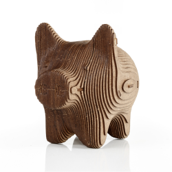 Kit de madera EWA Hucha: Cerdo 88 piezas
