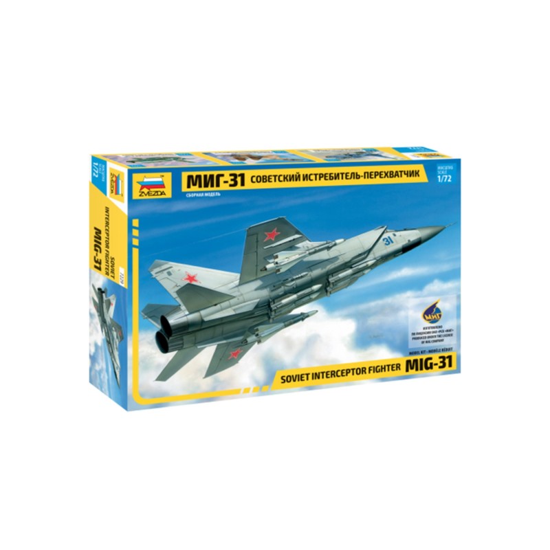 Kit 1/72 avion ruso MiG-31