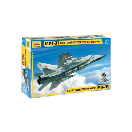 Kit 1/72 avion ruso MiG-31