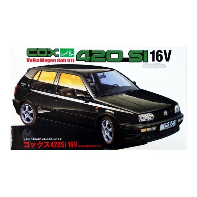 Kit 1/24 VW Golf COX 420Si 16v Con mascaras para ventanas