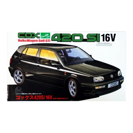 Kit 1/24 VW Golf COX 420Si 16v Con mascaras para ventanas