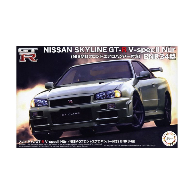 Kit 1/24 Skyline GT-R V-spec II con aleron