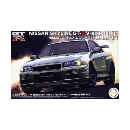 Kit 1/24 Skyline GT-R V-spec II con aleron