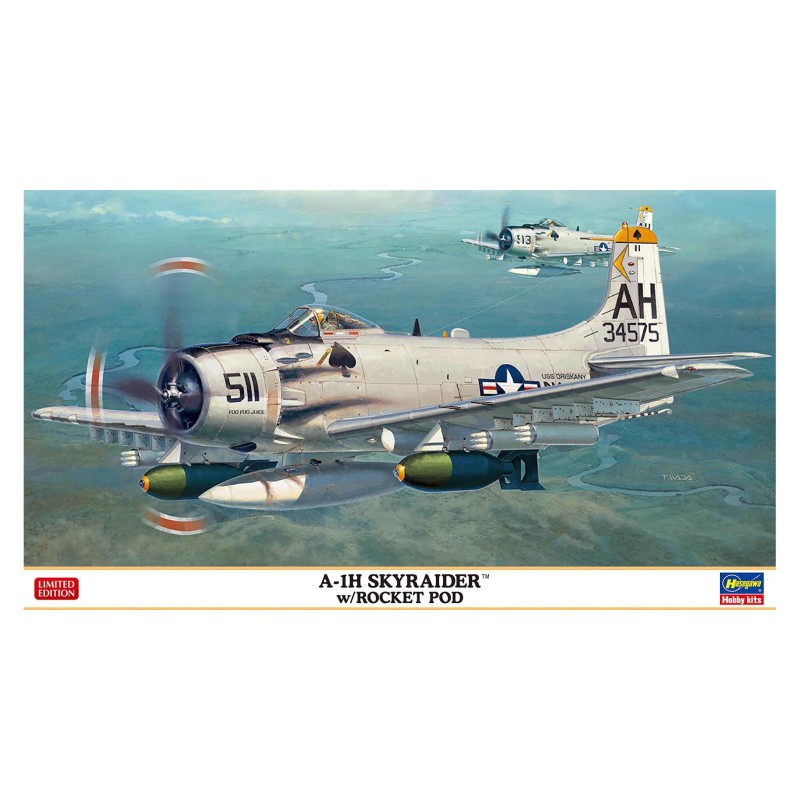 Kit 1/72 A-1H skyrader w/ROCKET POD