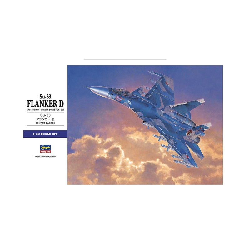 Kit 1/72 Su-33 Flanker D -E35
